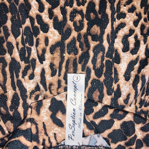 Leopard print with glitter - Picture 3 of 3